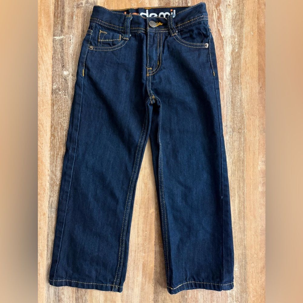 Akademiks‎ Dark Indigo Boy’s Wide Leg Jeans, Size 5